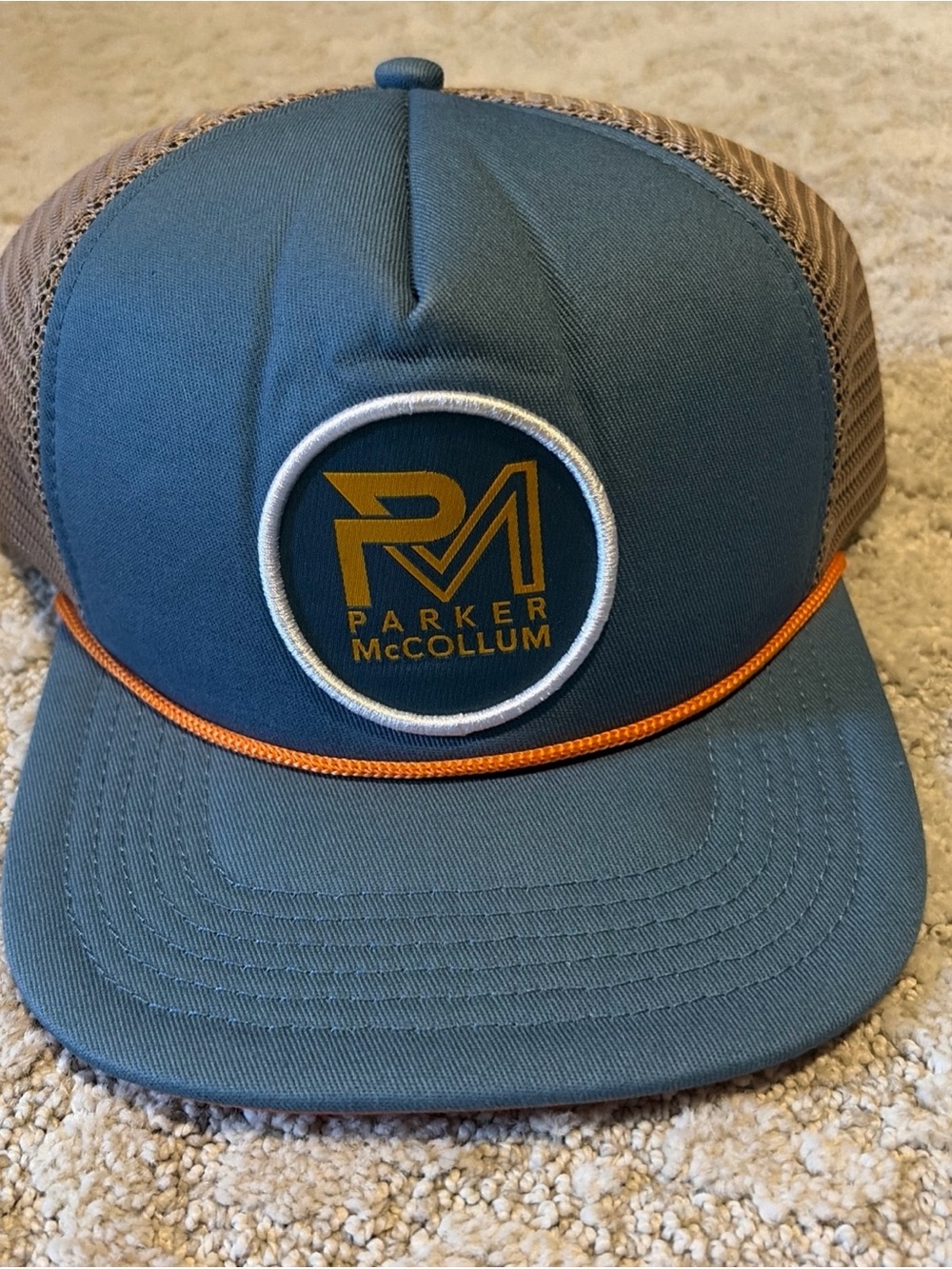 Parker McCollum hat blue mesh rope country cap staunch tradition